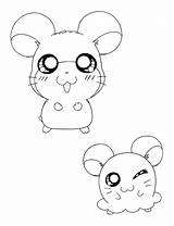Hamtaro Pages Coloriages Coloringpages1001 Animaatjes sketch template