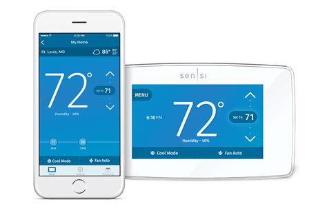comfort sentry sensi touch wi fi thermostat natures home