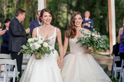 Florida Bride And Bride Lesbian Gay Couple Wedding