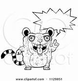 Lemur Ugly Outlined Talking Clipart Cartoon Thoman Cory Vector Coloring Illustration Royalty Pudgy Mad 2021 sketch template