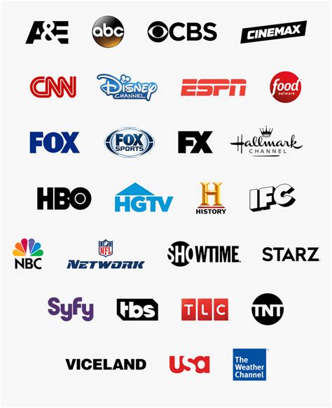 popular tv channel logos