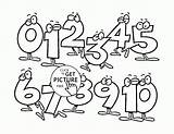 Coloring Numbers Pages Kids Counting Funny Sheets Printables Wuppsy List Children Math Printable Preschool Fun sketch template