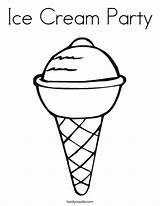 Ice Cream Coloring Party Waffle Drawing Kids Cone Print Pages Twistynoodle Search Printable Color Favorites Login Add Getdrawings Getcolorings sketch template