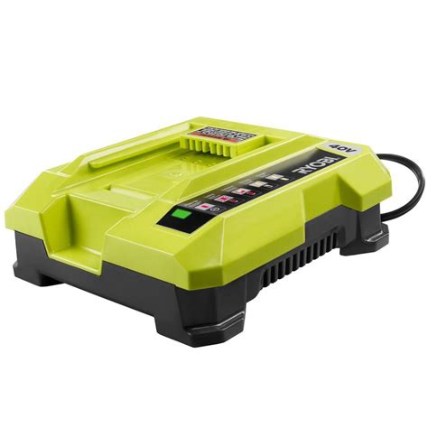 Ryobi 40 Volt Lithium Ion Charger Op401a The Home Depot