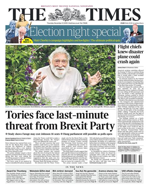todays newspapers election front pages digital spy