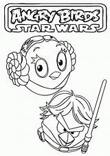 Coloring Luke Leia Pages Popular sketch template