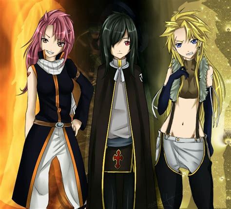 Natsu Rogue And Sting Fairy Tail Anime Fairy Tail Genderbend Fairy