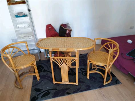 rattan table  chairs  feltham london gumtree