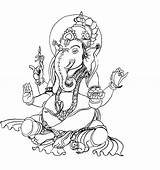 Ganesha Coloring Pages Drawing Ganesh Hindu Colour Lord Elephant Colouring Printable Print Kids Wallpaper Sheets Inde Tattoo Sri Adult Wonder sketch template