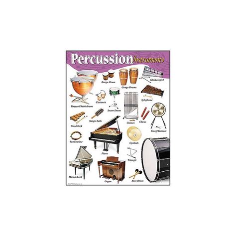 percussion instruments  poster