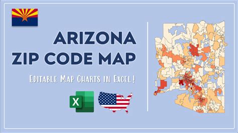 Arizona Zip Code Map And Population List In Excel