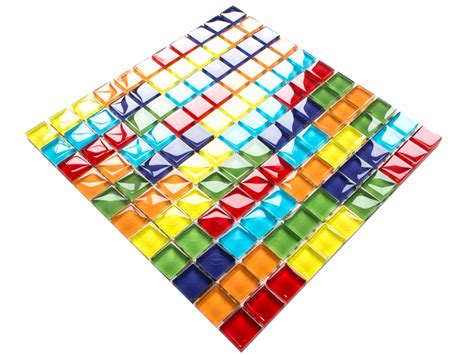 mozaika szklana rainbow mulit color tecza xcm  allegropl