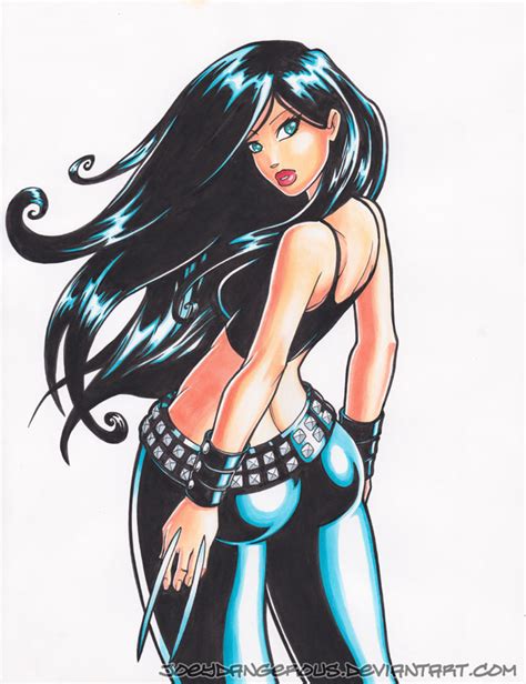 X23 Pin Up Marker Drawing By Joeoiii On Deviantart