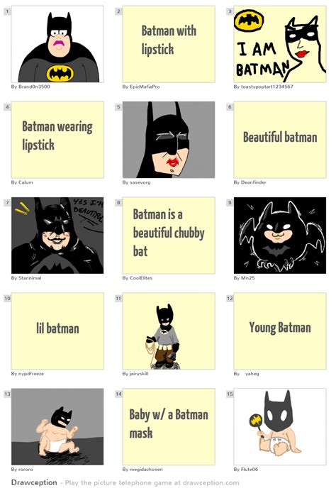 Batman With Lipstick Drawception
