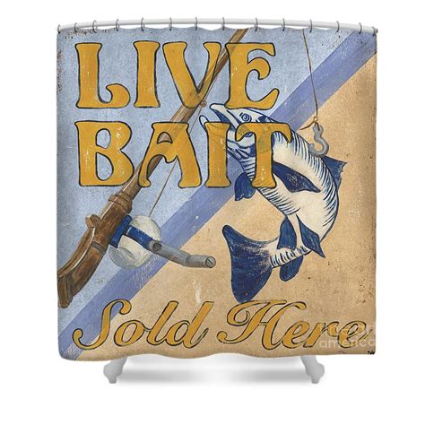 Live Bait Shower Curtain For Sale By Debbie Dewitt