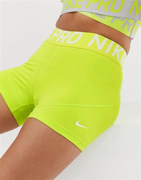 nike synthetic nike pro training   shorts  green lyst