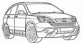 Honda Cr Coloring Crv Pages Car Cars Enik Racing Colouring Truck Carscoloring Choose Board sketch template