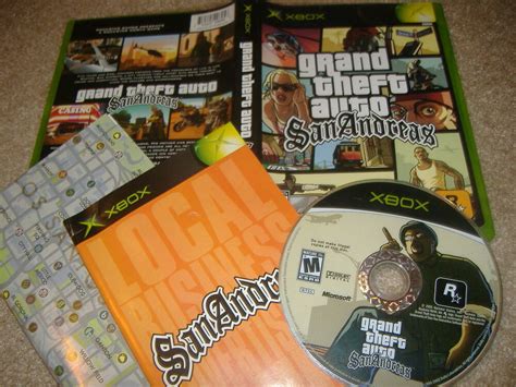 Grand Theft Auto San Andreas Xbox Video Game 100 Complete