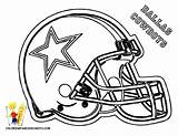 Coloring Football Cowboys Pages Helmet Dallas Nfl Helmets Kids Printable Bay Packers Boys Green Color Book Cowboy Print Team Gif sketch template