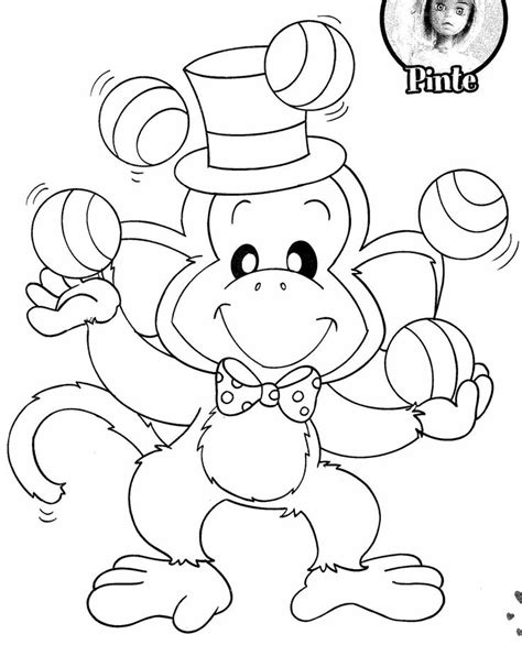 images  coloring circus  pinterest coloring pages
