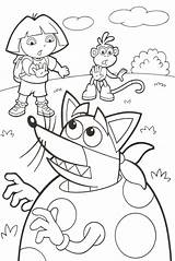 Coloring Pages Swiper Dora Explorer Printable Getcolorings Easter Library Clipart Sheets Boots sketch template