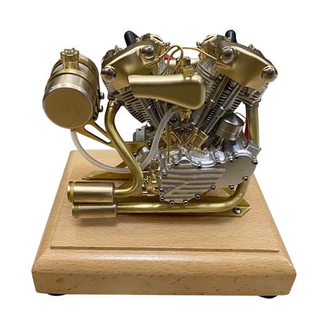 retrol  cc miniature  twin engine motor ohv  mini chopper bike motorcycle stirlingkit