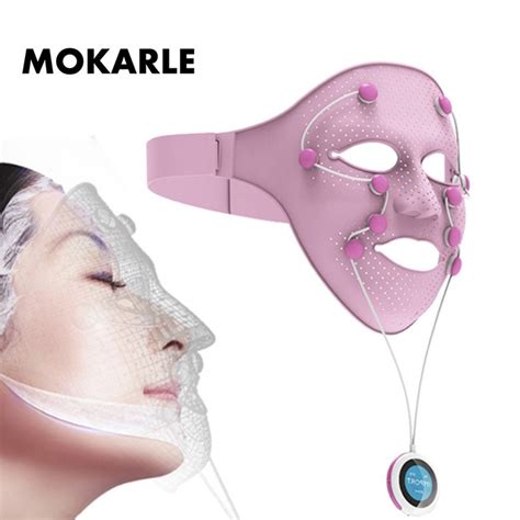 smart facial mask magnetic massage face lift anti wrinkle mask machine