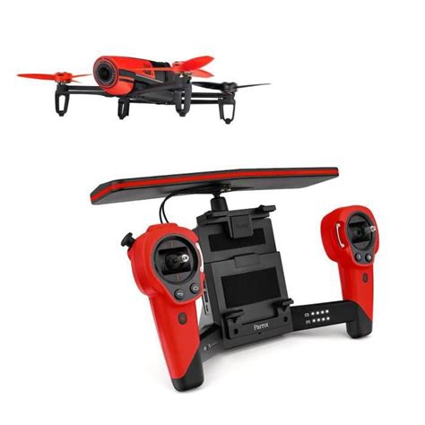 parrot bebop sky controller rouge drone connecte achat drone pas cher avis  meilleur prix