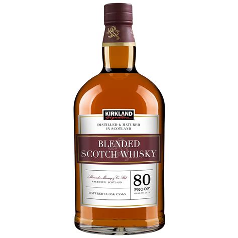 kirkland signature  year  blended scotch whisky