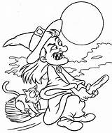 Witch Winnie Colouring Pages Halloween Coloring Search Again Bar Case Looking Don Print Use Find sketch template