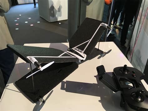 parrot unveils  hybrid fixed wing quadcopter minidrone      wing techcrunch