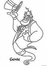 Coloring4free Aladdin Coloring Pages Genie Related Posts sketch template