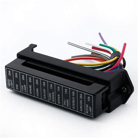 dcv circuit car trailer auto blade fuse box block holder atc ato  input  output wire
