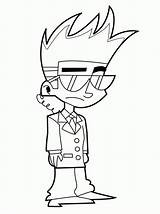 Johnny Test Coloring Pages Printable Colouring Kids Dkidspage Drawings Paint Carter sketch template