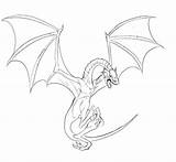 Wyvern Template Sketch Coloring Pages sketch template