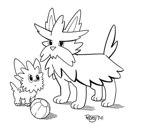 pokemon lillipup pages coloring pages