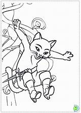 Puss Boots Coloring Pages Last sketch template