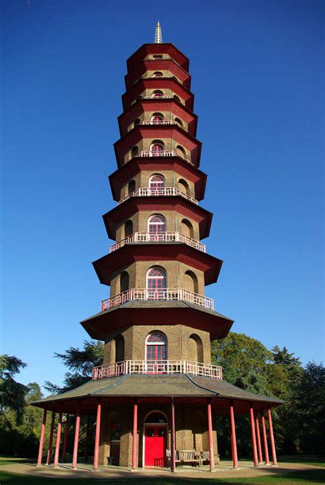 chinese pagoda  kew gardens urban rambles