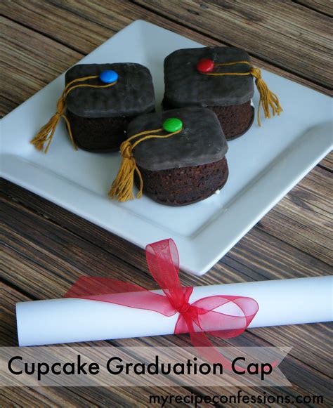 cupcake graduation caps  recipe confessions