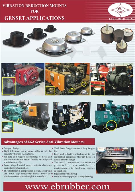 genset mounts   price   delhi  eb rubber metal products private limited id