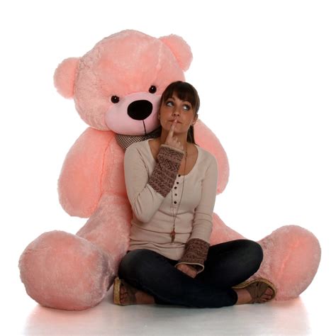 Lady Cuddles 60 Pink Huge Stuffed Teddy Bear Giant Teddy Bears