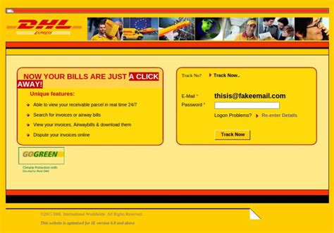 phishers  targeting millions  dhl customers  net security