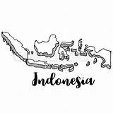 Indonesia Map Vector Illustration Drawn Hand Clip Stock Illustrations Getdrawings Shape Similar sketch template