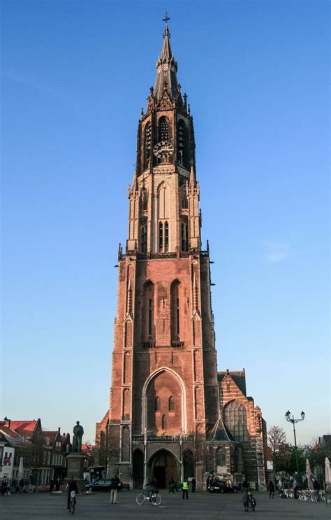 nieuwe kerk church  stadhus delft netherlands