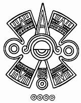 Mayas Mayan Civilization Symbols Aztecas Aztec Azteca Prehispanicos Ollin Simbolos Dioses Símbolos Grecas Significado Significados Jeroglíficos Codices sketch template