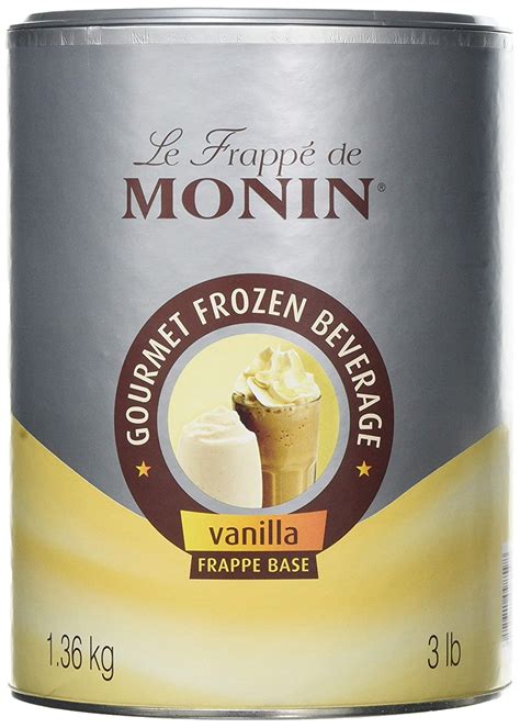 monin frappe base vanille kg amazonde lebensmittel getraenke