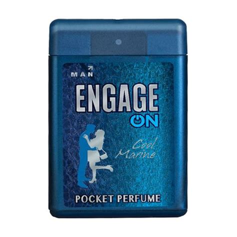 buy engage  pocket perfume man cool marine  ml