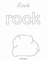 Rock Coloring Built California Usa sketch template