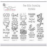 Bible Genesis Journaling Coloring Printable Bookmark Pages Printables Journal Choose Board sketch template
