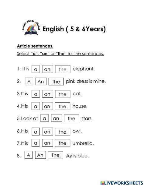 english pre school worksheet  worksheets